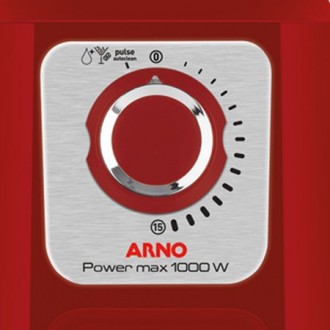 Liquidificador Arno Power Max, com Função Pulsar, 1000W - LN54 Vermelho